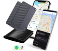 Wallet Tracker Card for Apple Find My or Google's Find Hub Device | 5-Year Battery Bluetooth Item Finder for iPhone, Slim Smart Tracking Card for Wallet, Luggage, Passport, Purse, Backpack