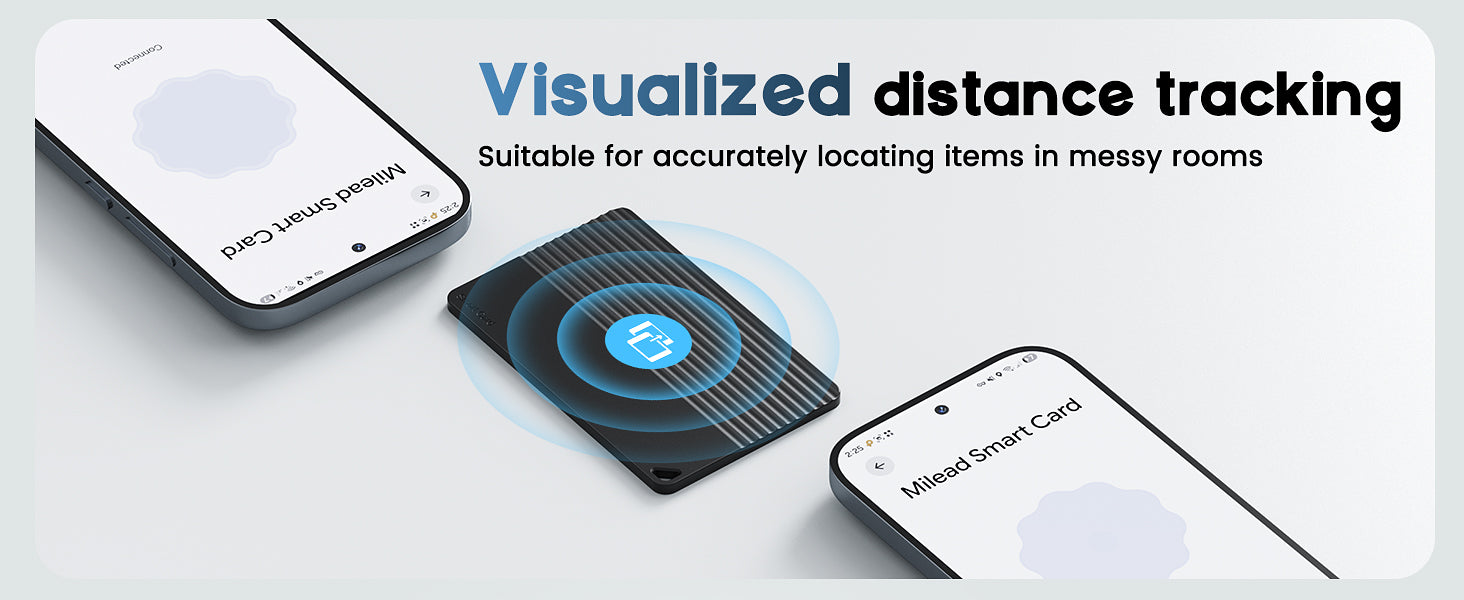 Wallet Tracker Card for Apple Find My or Google's Find Hub Device | 5-Year Battery Bluetooth Item Finder for iPhone, Slim Smart Tracking Card for Wallet, Luggage, Passport, Purse, Backpack